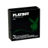 3IN1 3 PB / Презервативы Playboy плотнооблег. анатомической формы ребрист и точеч. стр.р. уп.3шт.