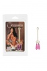 Зажимы для половых губ Cleopatra Collection Clitoral Jewelry с кристаллами фиолетовые