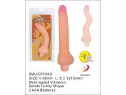 BW-007104G / ВИБРОМАССАЖЕР ГНУЩИЙСЯ, TPR 