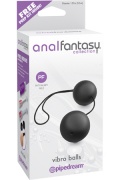 Анальные шарики VIBRO BALLS со смещенным центром тяжести черные
