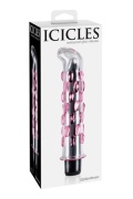 Стимулятор G-точки ICICLES № 19 с вибрацией, из стекла