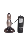 Анальный стимулятор DEEP-SEA WATERPROOF BUTT PLUG - SMOKE с вибрацией черный